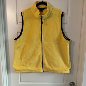 L.L. Bean Sunny Yellow Fleece Vest